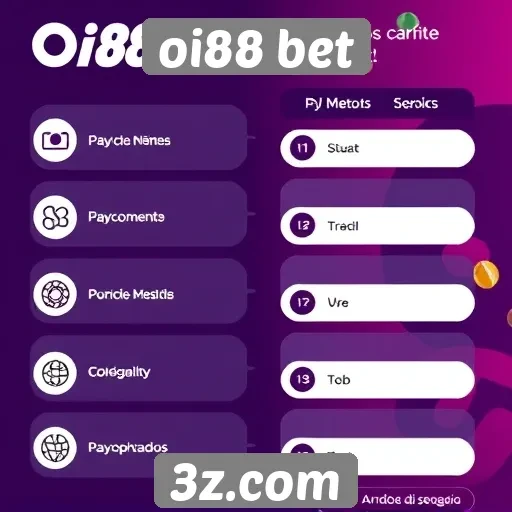 Métodos de pagamento aceitos pelo oi88 bet